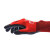 多给力 WG-310 乳胶手套运输仓储装配搬运机械维修劳保手套防滑舒适通用型作业手套 红色 1副装 XL