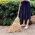 京洲实邦 户外大扫把庭院花园硬毛扫地笤帚【加厚一体簸箕】JZSB-3276