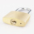 海斯迪克 铜锁黄铜挂锁 箱锁柜子锁小锁头 电力表箱锁小铜锁HKsq-352 50mm短梁单开 