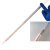 鹿色玻璃刻度滴管试剂吸管胶头滴管0.5/1/2/5/50mlA级移液管色标吸管 2ML带蓝吸球(20cm)