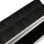 海斯迪克 gnjz-1224 工业毛刷条 铝合金密封线盒尼龙丝刷 毛高65mm长1m【默认发H型】