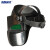 海斯迪克  HKDH01 电焊面具 头戴式面罩 焊工眼镜 防护烧焊专用帽 变光 黑色