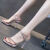 百丽踏防水台高跟鞋女细跟2023年夏季性感时尚一字扣水钻时装凉鞋超高跟 黑色(10% 买家选择) 34