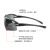 3M 10435 护目镜 聚碳酸酯灰色镜片轻便防雾防冲击运动流线型设计 1副装