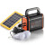家用太阳能电池板发电小型系统照明蓄电池灯户外家庭光伏发电设备 铅酸版（8000mAh）标配+6W板