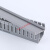绝缘线槽PVC阻燃灰色走线槽明装配电箱控制柜走齿形开口塑料线槽 高50*宽40/100米