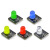 五色10mm发光模块 大LED灯发光二极管指示灯 红黄蓝绿白 电子积木 黄色