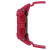 卡西欧（Casio）奢侈品潮牌男士石英手表黑色圆形46mm红色树脂表带防水200米 Red os