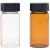 定制螺口样品瓶溶液瓶试剂瓶实验室玻璃留样瓶透明棕色5/15/50ml 透明 40ml