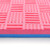 海斯迪克 跆拳道地垫 商场eva泡沫拼接地垫 红蓝-五道纹2.5cm厚 1*1米 HKxy-35