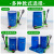 上海列博（LIEBO）工厂油桶搬运车350千克200L升铁桶塑料桶手动液压油桶装卸叉车 载重350kg升高45cm（脚踩款）