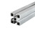 IGIFTFIRE定制铝型材4040工业铝材40*40铝合金3030/4080/40欧标工作台框架 一米单价 长度切割 报价当