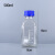 企业分装试剂学校实验室方便携带透明耐用易清洗刻度清晰方形瓶刻度瓶蓝盖玻璃瓶螺口瓶 500ml