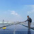 太阳能光伏板清洗机器人组件喷水设备屋顶通水刷电动工具 5.5米双供电-无刷电机版 (更耐