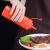 谋福（CNMF）挤酱瓶 沙拉番茄酱挤压式 尖嘴细口调料存储瓶 白色-800ML（5个装）