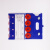 浩航森创 强磁标签磁性标签 材料卡库存物资货架仓位物料卡片仓储卡四位数6.5*10cm蓝色