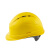 代尔塔安全帽 工地 施工 建筑 电力 工程 劳保 头盔 防砸 可印字黄色102012【可定制】