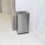 迪恩斯（DEANS）不锈钢垃圾桶公共厕所卫生间洗手间大号商用办公室无盖直投擦手纸垃圾桶大容量50升 