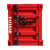 美式loft复古集装箱柜子铁柜创意个性工业风做旧斗柜储物柜展示柜 大红色做旧 1mm