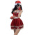 圣诞装情趣战衣节服装表演新年派对服性感兔女郎cos女装御姐抹胸 S2红色 M