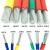 番禺五羊 国标铝线BLVV电缆双胶双皮铝芯电线 10平方100米红色