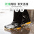 京斯坦 雨鞋 pvc防滑防水雨靴黑色加厚耐磨劳保工地胶鞋  高筒黑色 45码 