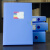 飞尔（FLYER）A4加厚PP粘扣文件盒 档案盒 资料盒 凭证文件收纳盒【深蓝色320X235X35mm整箱10个】