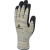 代尔塔 DELTAPLUS 202052防油丁腈涂层防切割手套 耐热防割 黄灰色（黑色涂层） 9码