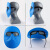 定制电焊面罩头戴式轻便简易电焊面具脸部全脸鬼脸面罩烧焊氩弧焊眼镜 单独绑带一根