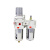 惠利得 气源处理器AC4010-04/06气源组合二联件过滤调压器 AC4010-06(G3/4)压差排水 