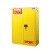 45加仑黄色易燃液体安全柜化学品储存柜防火防爆柜 黄色45加仑安全柜易燃品柜