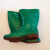 金橡水鞋006女装中筒防滑绿色雨靴时尚短筒雨鞋厨房防护 006绿色女装 39