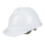 明盾 M-3安全帽 国标加厚ABS安全帽 工地施工电工监理V型劳保头盔 透气款 白色