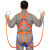 援邦 高空作业安全带空调安装专用户外施工保险带安全绳电工腰带防坠落  五点式安全带（2米双大钩） 