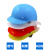 迈恻亦男女安全帽款头盔轻便200g轻型道具帽透气文化帽汽配轻度防护 天蓝色