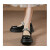 鞋柜达芙妮集团旗下玛丽珍女鞋2024新款法式复古厚底粗跟百搭乐福鞋女 米白色带钻 38