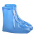 工百利 雨鞋套 PVC防水防滑加厚耐磨便携式雨具骑行户外通用磨砂白 XXXL