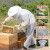 适用防蜂服连体防蜂衣养蜂帽透气型防蜜蜂蜂衣养蜂工具全套 半身防蜂服 均码 单件蜂服