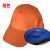 广告帽厨房防油烟帽卫生帽劳保车间工作帽鸭舌厨师帽头部防护 桔色-魔术贴调节