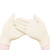 橡树一次性乳胶手套  食品加工科研实验防护橡胶检查手套 有粉麻面100只/盒 白色M