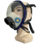 晋广源 CF02全面罩防尘面罩自吸过滤式防毒面具 防雾款 单面具
