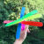 艾杰普竹蜻蜓玩具手搓双飞叶塑料蜻蜓飞天飞轮怀旧玩具礼物 飞天竹蜻蜓六一儿童节礼物