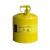 西斯贝尔 SCAN002Y金属安全罐 5加仑防闪燃火焰 防溢出防泄露 易燃液体加注加油桶 红色