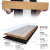 PVC木纹地板贴自粘地板加厚防水耐磨塑胶地板革卧室水泥地面 米白色 W33/厚1.8mm -1平