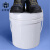 正奇谊 塑料水桶带盖密封桶提水桶 白色：5L