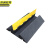 京洲实邦  橡胶线槽减速带  JZSB-9352B PVC黄色塑料大一槽 1000*250*40mm