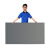 龙田牌切割板垫板切割垫板1.2X2.4M灰色无图案超大款自愈美工广告喷绘台桌垫办公