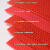 稳斯坦 S型PVC镂空地毯 4.5厚2.0m宽*1m红色 塑胶防水泳池垫浴室厕所防滑垫 WL-132