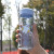 卡西菲（kaxifei）清新磨砂塑料水杯简约日系耐高温女学生韩国森系夏天便携耐摔杯子 暗绿色青蛙 480ml+杯刷