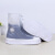 坚冠  非一次性雨靴雨鞋套 38-39码单鞋适用 防雨防水男女通用加厚防滑耐磨PVC透明高帮雨靴套